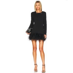 Lamarque Bahira Black Feather Dress